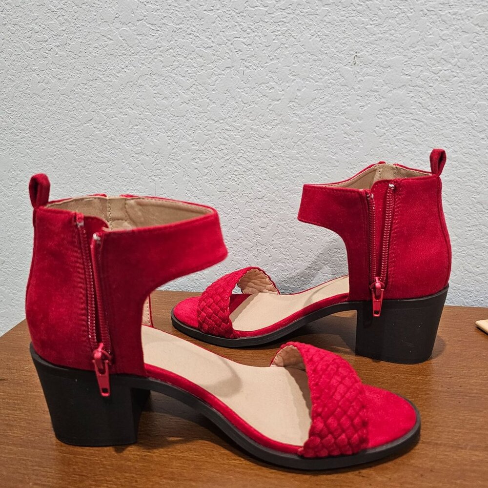 Journee Collection Hunter High Heel Sandals Woman's Shoes Size 6‎ - Picture 7 of 8